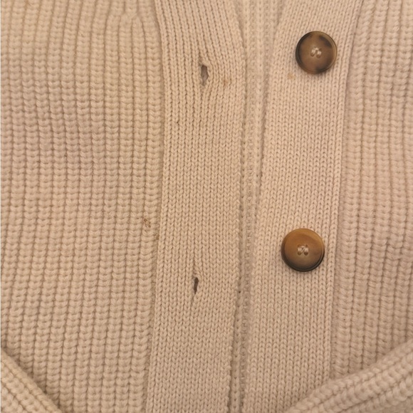 Vincent James Cardigan in White M/L - Picture 2 of 4